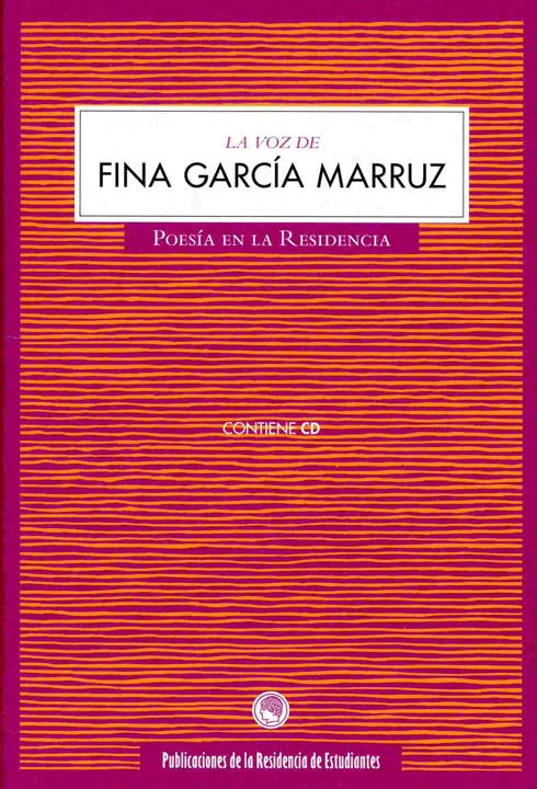 VOZ DE FINA GARCIA MARRUZ,LA + CD