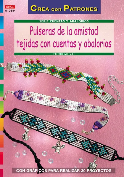 Pulseras de la amistad tejidas con cuentas y abalorios