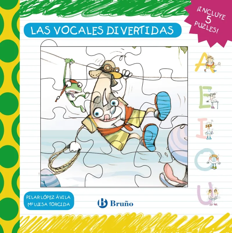LAS VOCALES DIVERTIDAS - LIBRO PUZLE