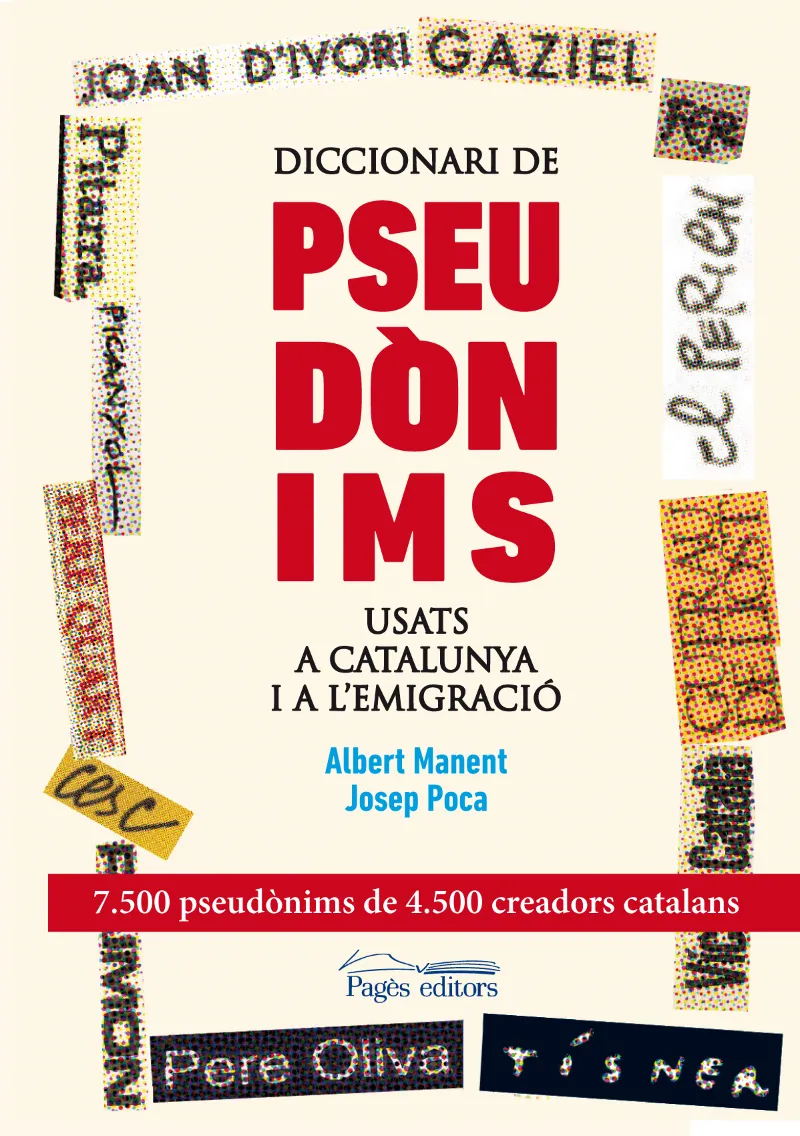 DICCIONARI DE PSEUDONIMS