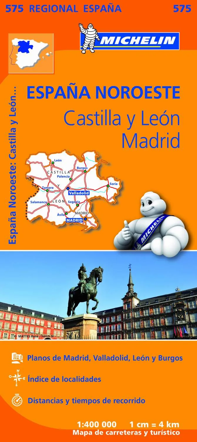 Mapa Regional Castilla y León, Madrid