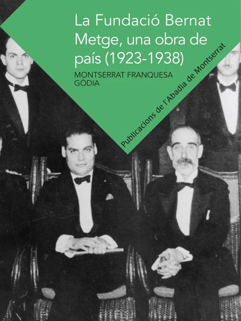 FUNDACIO BERNAT METGE UNA OBRA DE PAIS 1923-1938,L
