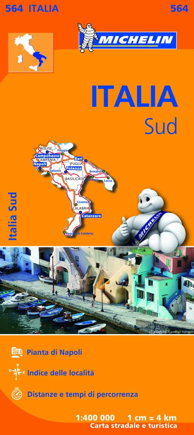 Mapa Regional Italia Sud