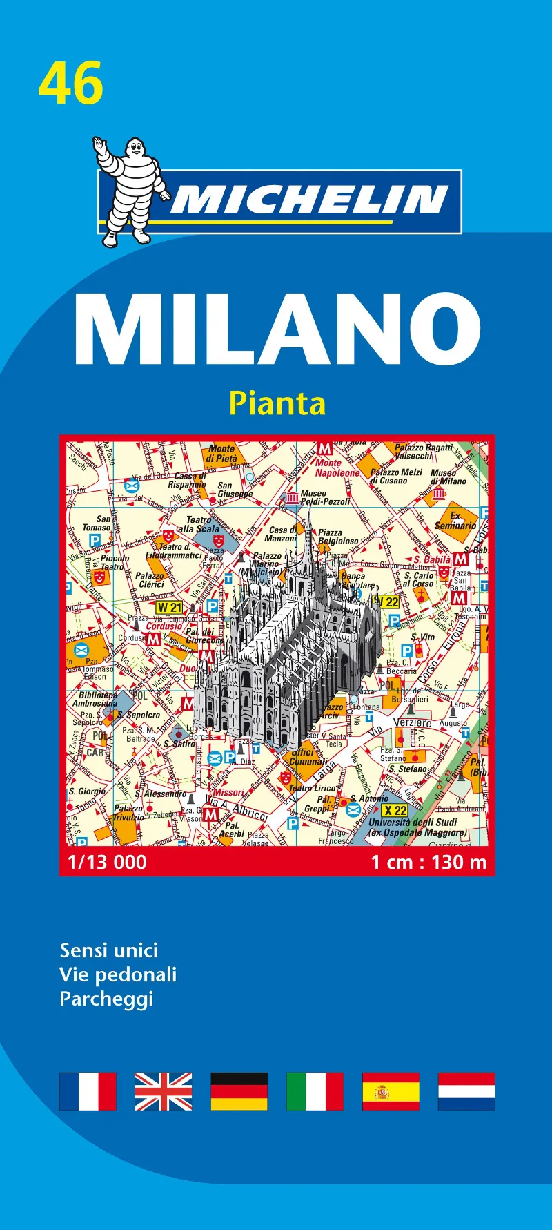 MILANO -PIANTA E INDIECE-