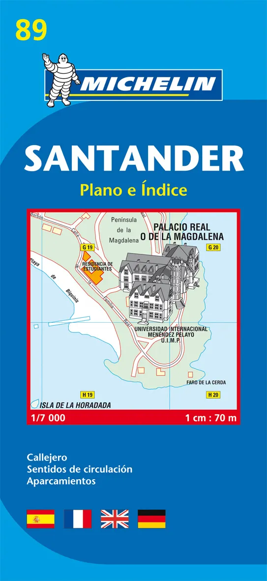 SANTANDER -PLANO E INDICE.-