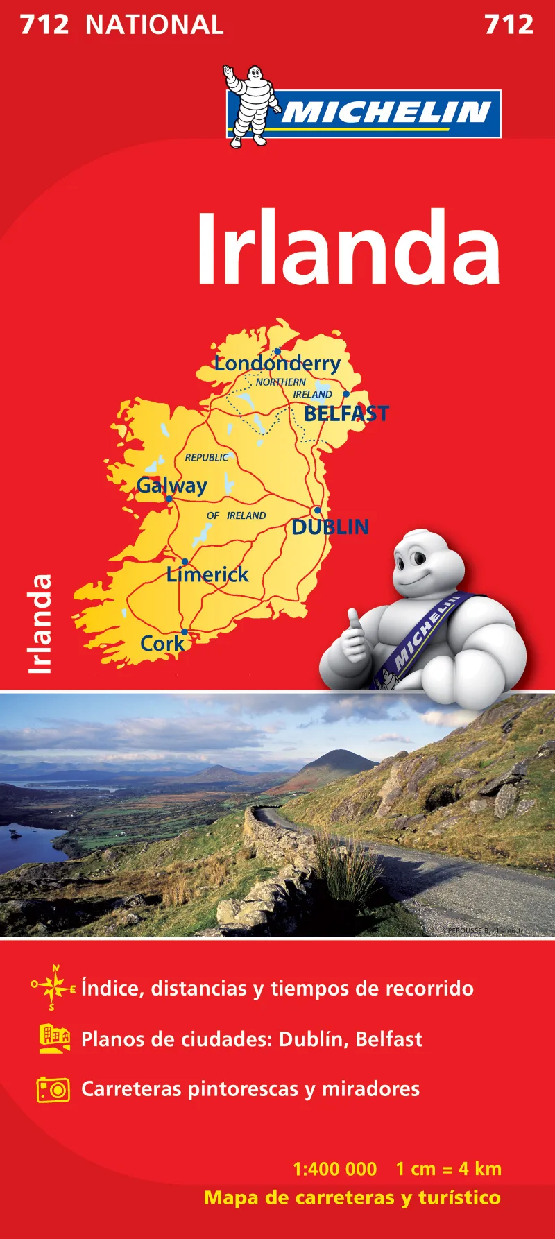 IRLANDA -MAPA MICHELIN
