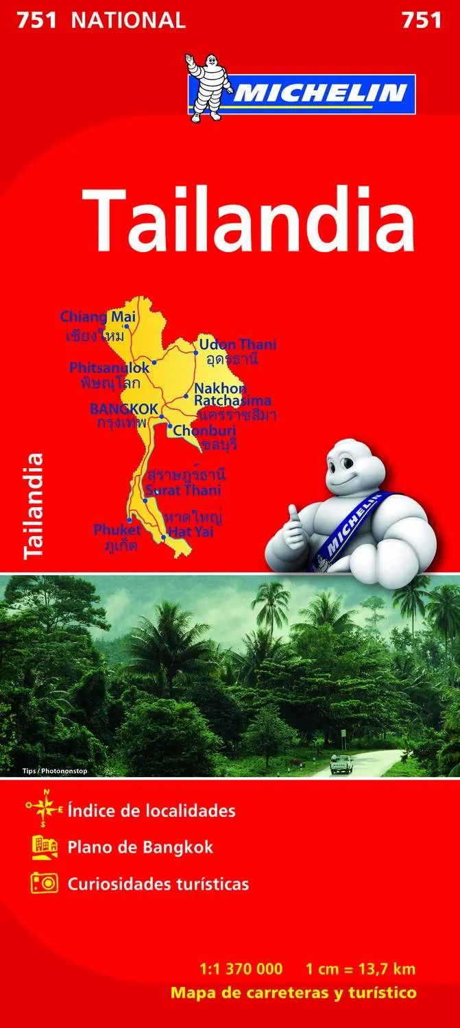 Mapa National Tailandia
