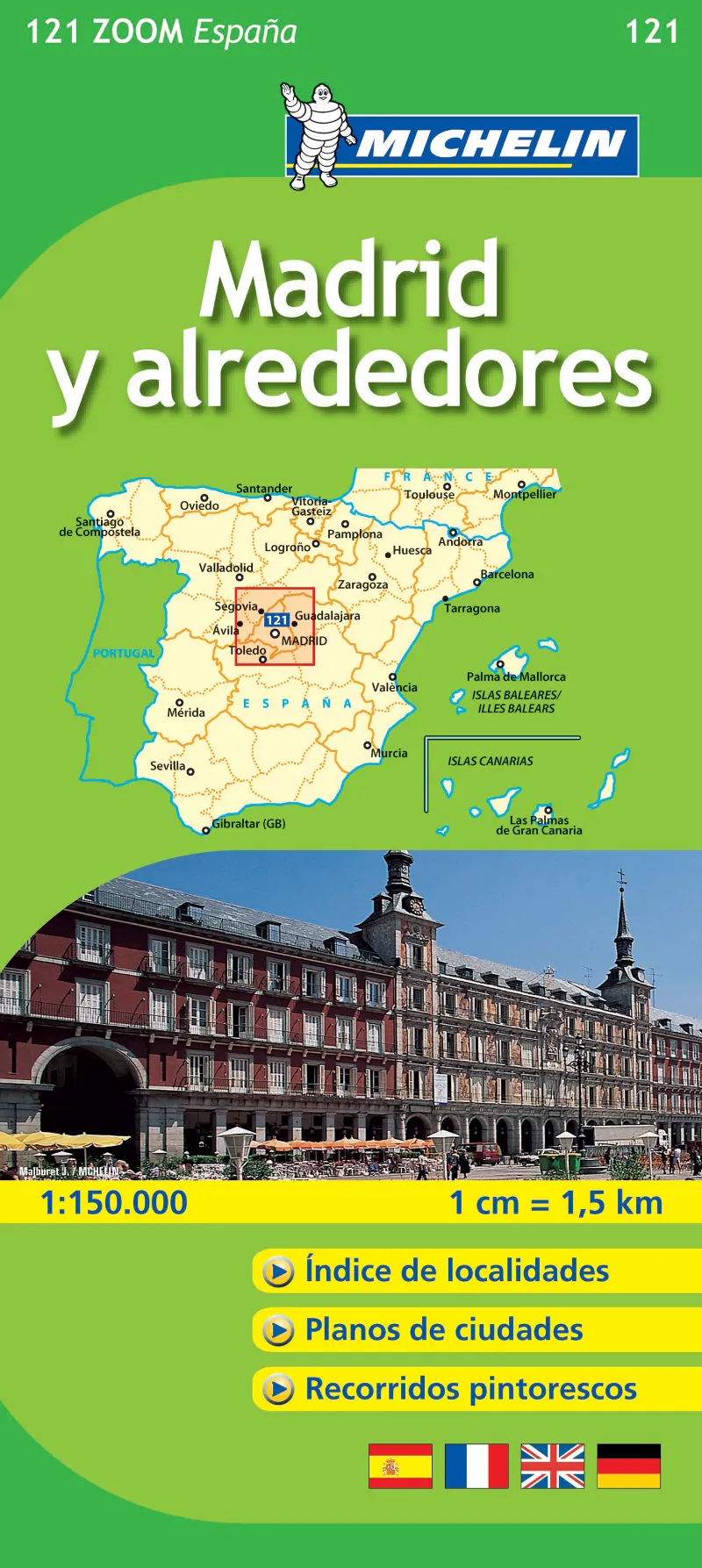 Mapa Zoom Madrid y alrededores