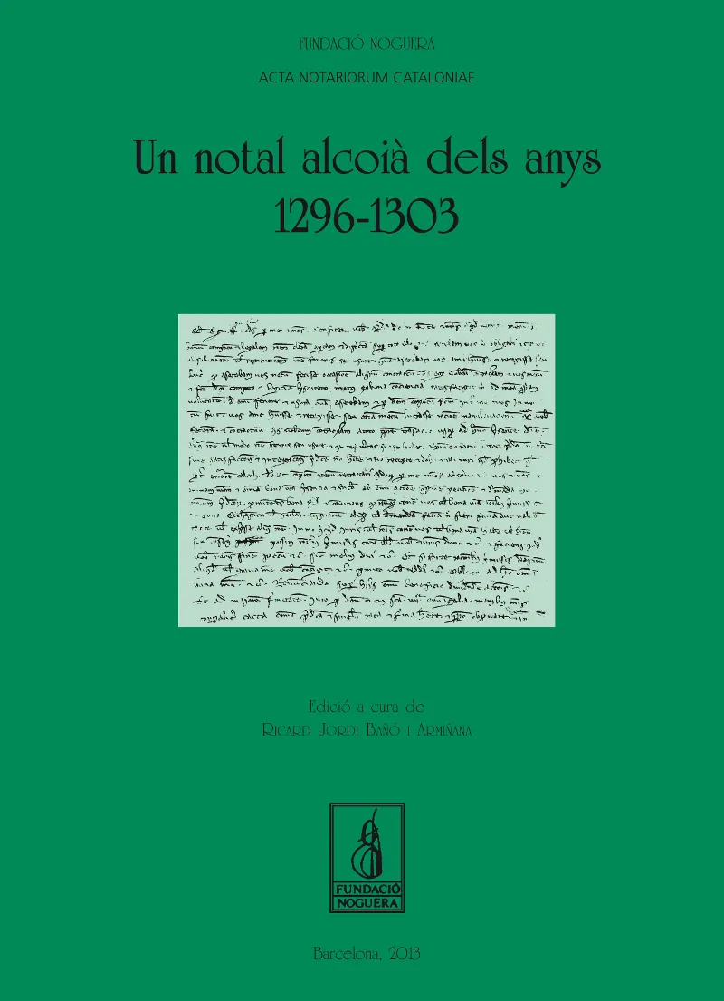 NOTAL ALCOIA DELS ANYS 1296-1303,UN