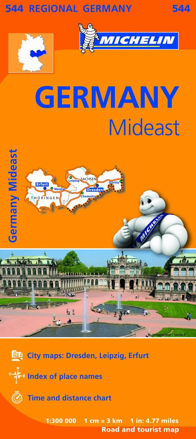 Mapa Regional Germany Mideast