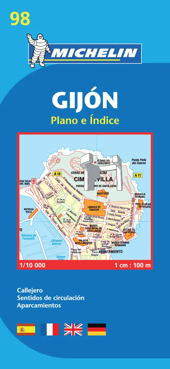 GIJON -PLANO E INDICE-