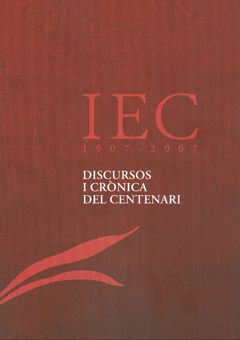Discursos i crònica del Centenari