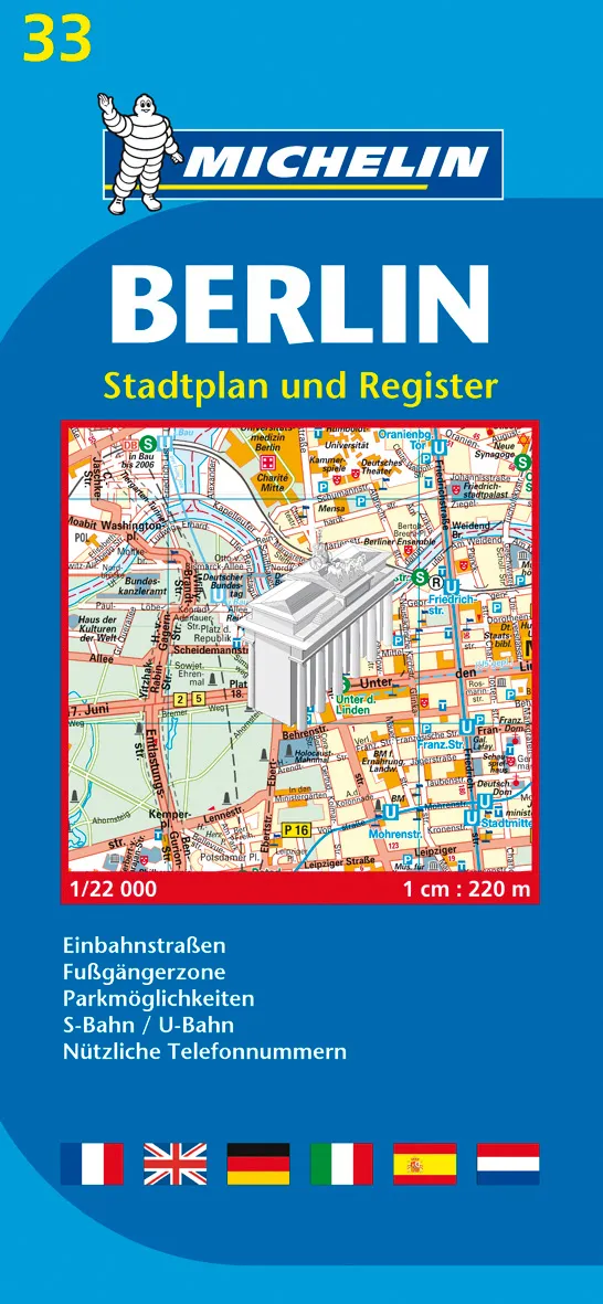 BERLIN -PLANOL- STADTPLAN UND REGISTER
