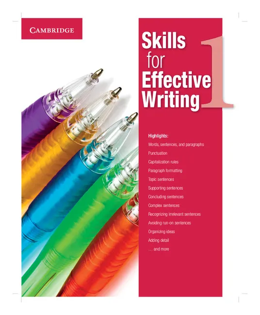 SKILLS FOR EFFECTIVE WRITING 1 SB