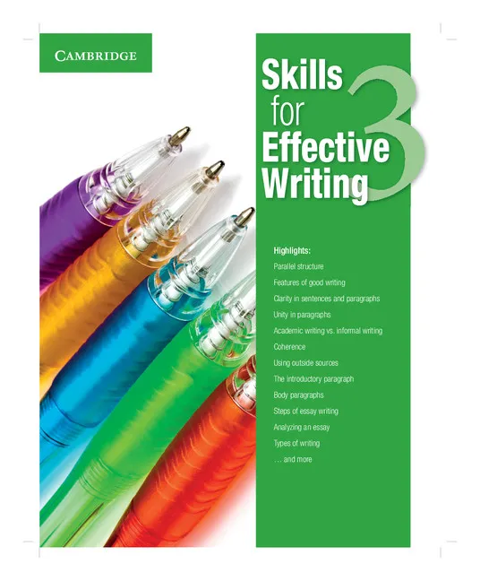 SKILLS FOR EFFECTIVE WRITING 3 SB