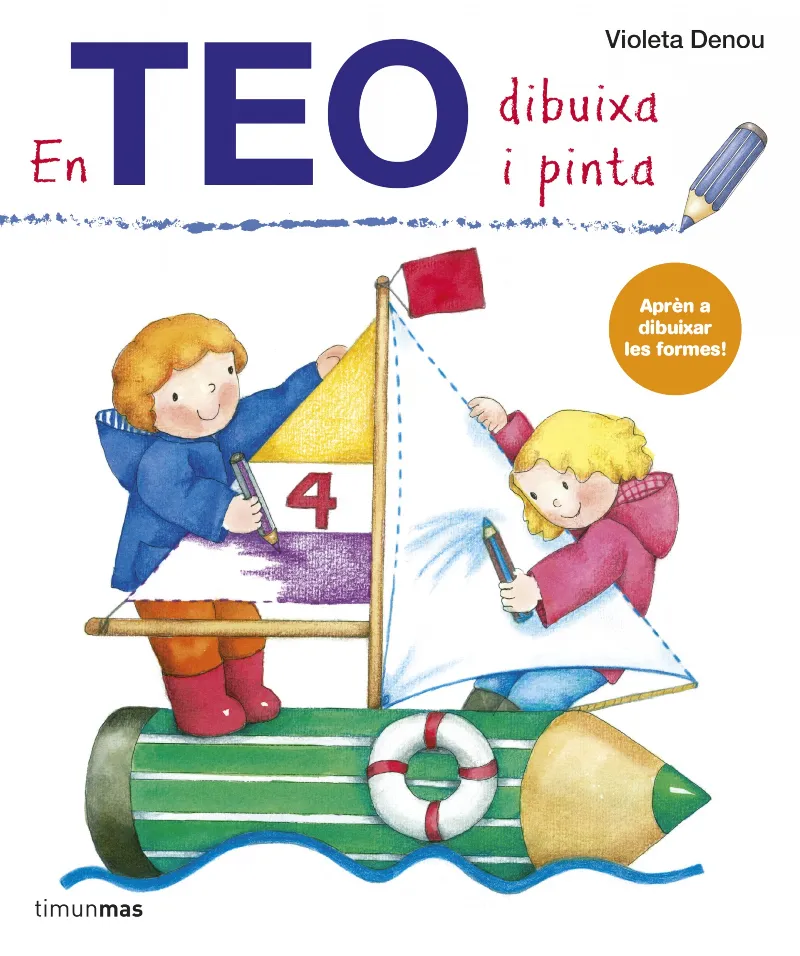 TEO DIBUIXA I PINTA,EN -APREN A DIBUIXAR LES