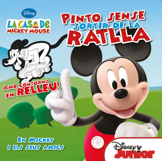 MICKEY VA AL PARC,EN -PINTO SENSE SORTIR RATLLA-