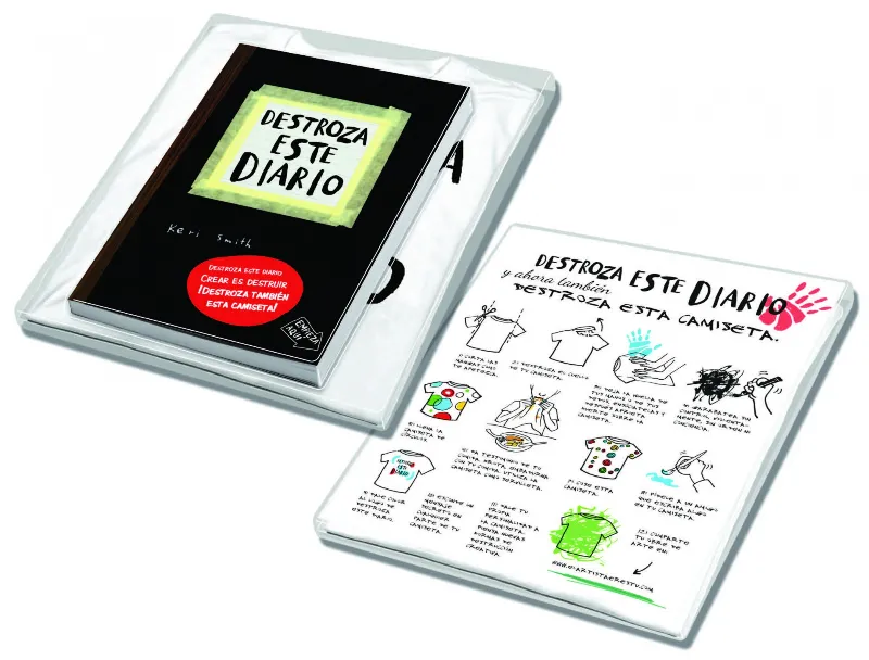 DESTROZA ESTE DIARIO -PACK AMB SAMARRETA-