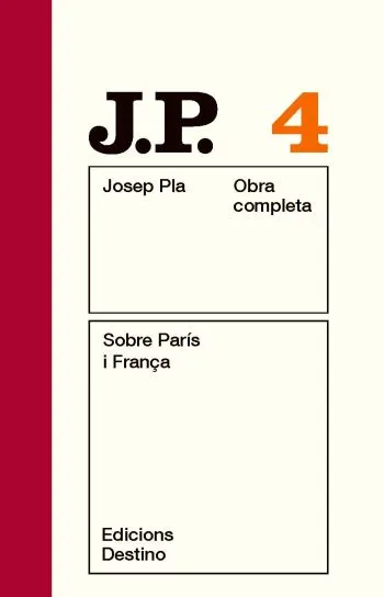 SOBRE PARIS I FRANÇA -J.P. OBRA COMPLETA 4-