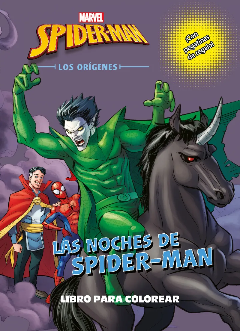 SPIDER-MAN -LOS ORIGENES- LIBRO PARA COLOREAR