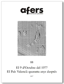 AFERS 88 EL 9 D'OCTUBRE DE 1977 EL PAIS VALENCIA QUARANTA ANYS DESPRES