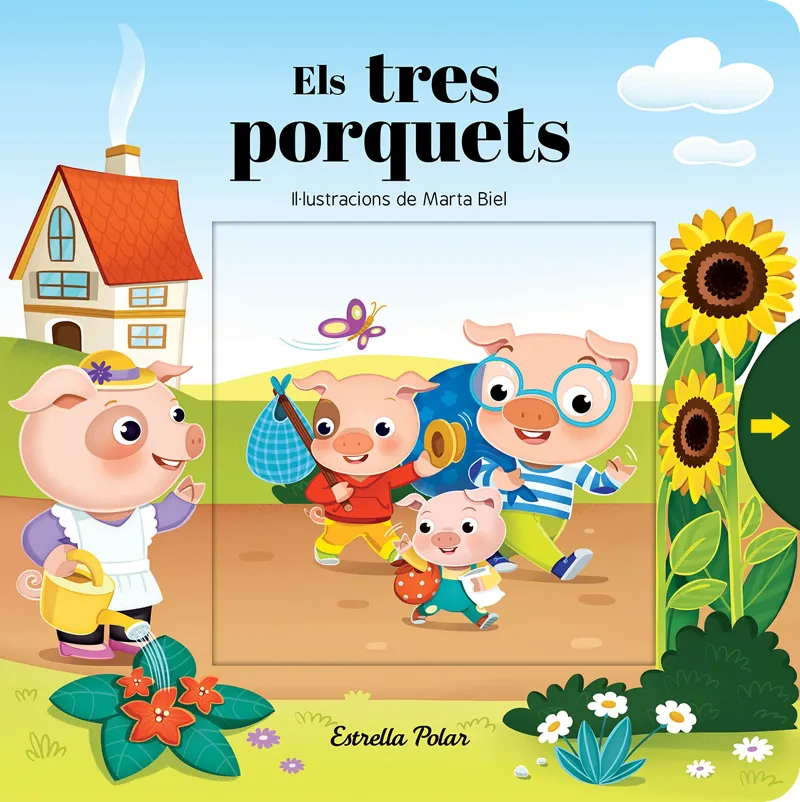 Els tres porquets. Conte amb mecanismes