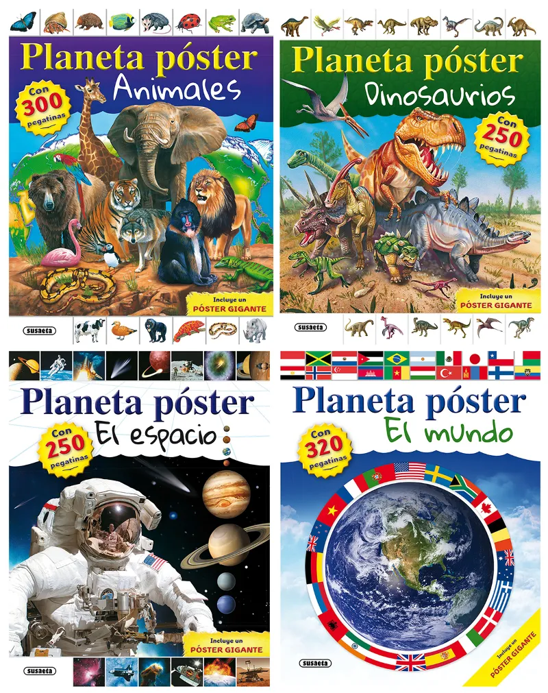 Planeta póster (4 Títulos)