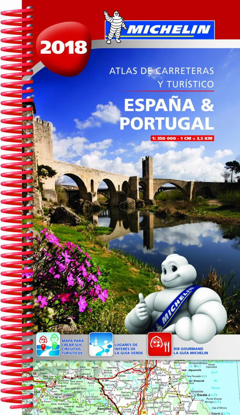 ESPAÑA & PORTUGAL 2018 -ATLAS DE CARRRETERAS Y TURISTICO-