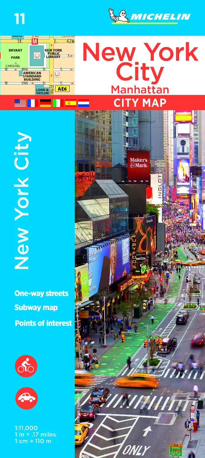 NEW YORK CITY -MANHATTAN -MAPA-