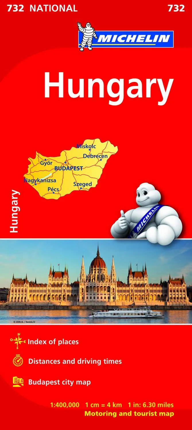 Mapa National Hungary
