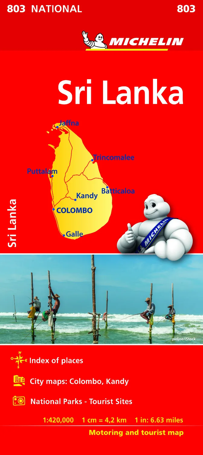 SRI LANKA -MAPA-
