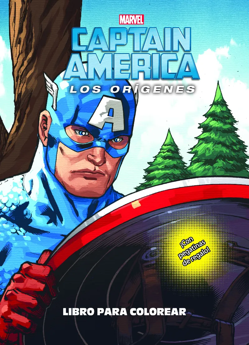 CAPITAN AMERICA -LIBRO PARA COLOREAR-