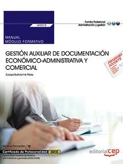 MANUAL GESTION AUXILIAR DE DOCUMENTACION ECONOMICOADMINISTRATIVA Y COMERCIAL