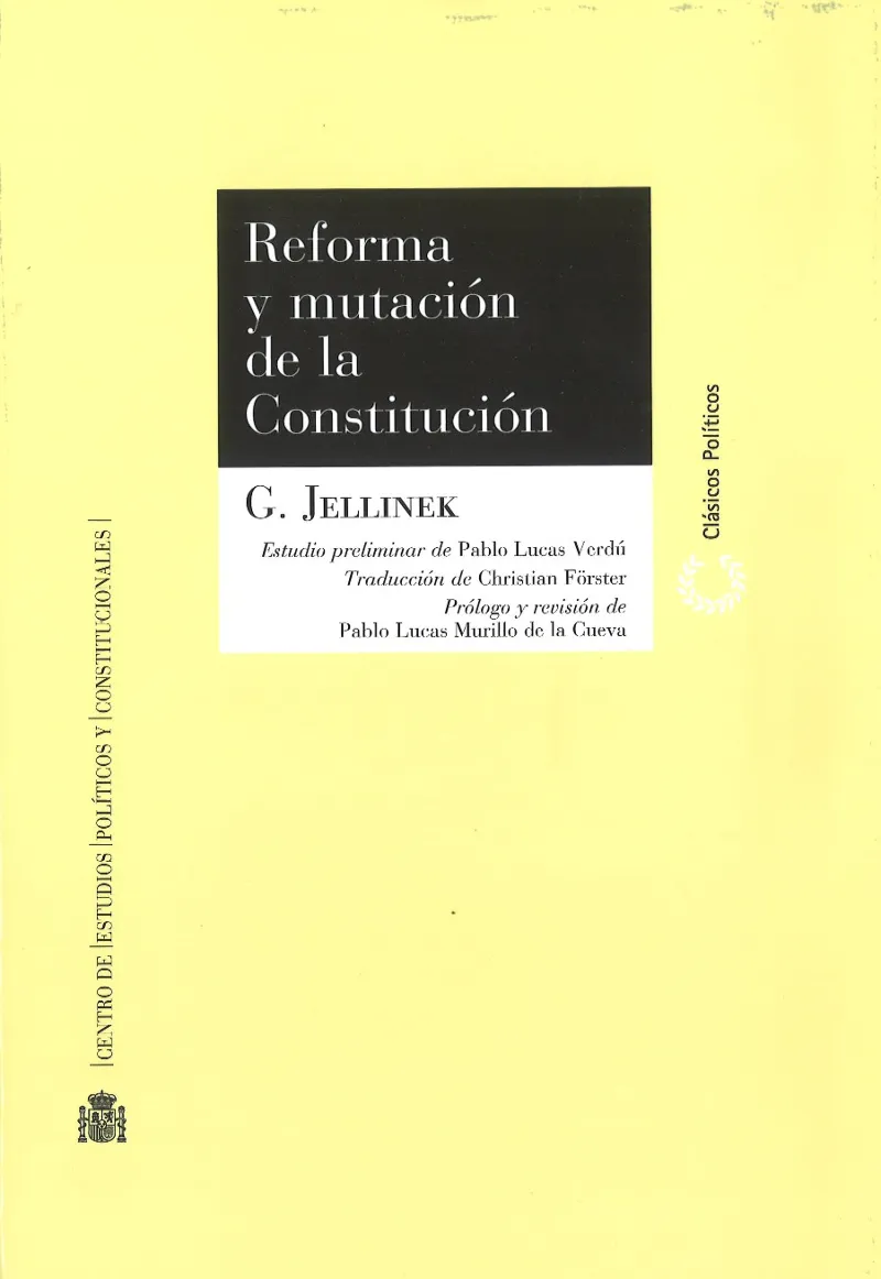 REFORMA Y MUTACION DE LA CONSTITUCION