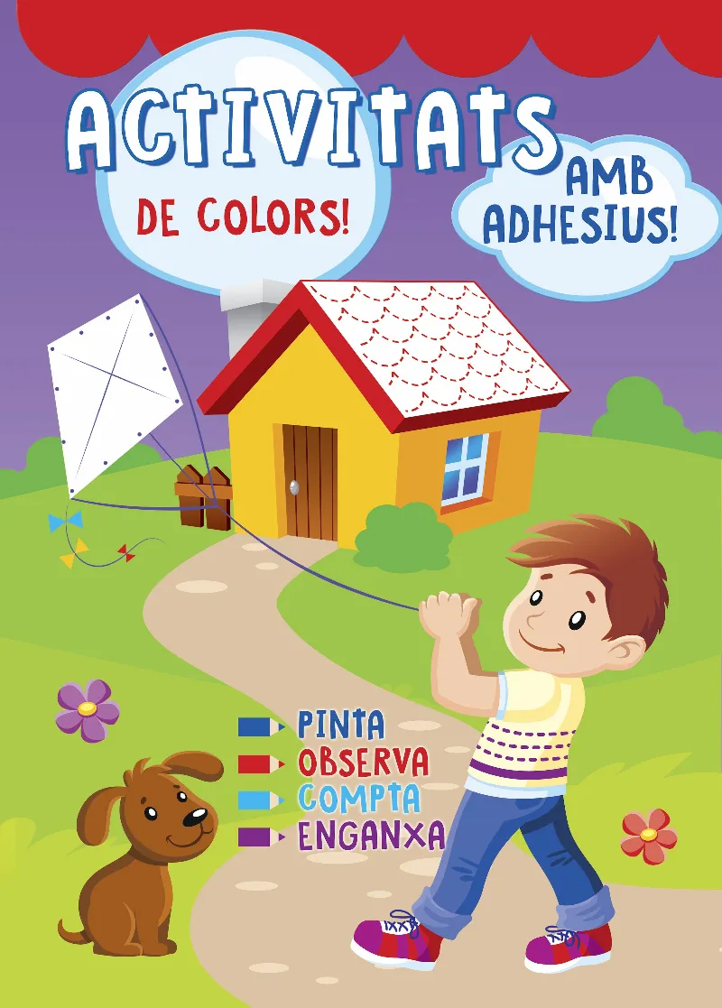 CASA -ACTIVITATS DE COLORS AMB ADHESIUS-
