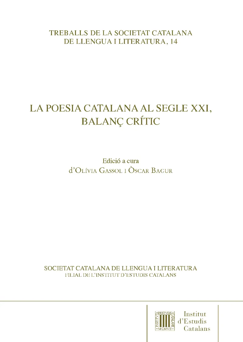 La poesia catalana al segle XXI, balanç crític
