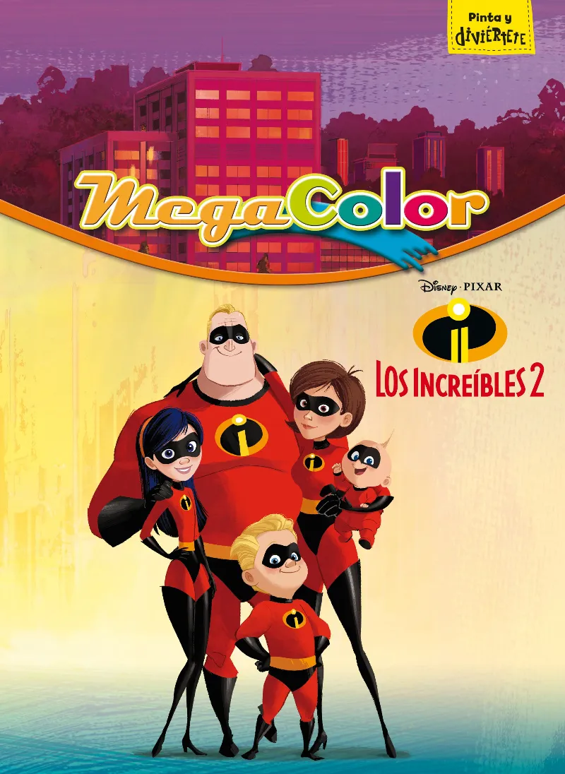 MEGACOLOR LOS INCREIBLES 2