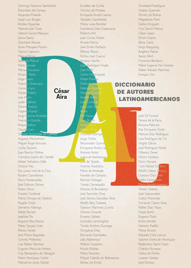 DICCIONARIO DE AUTORES LATINOAMERICANOS