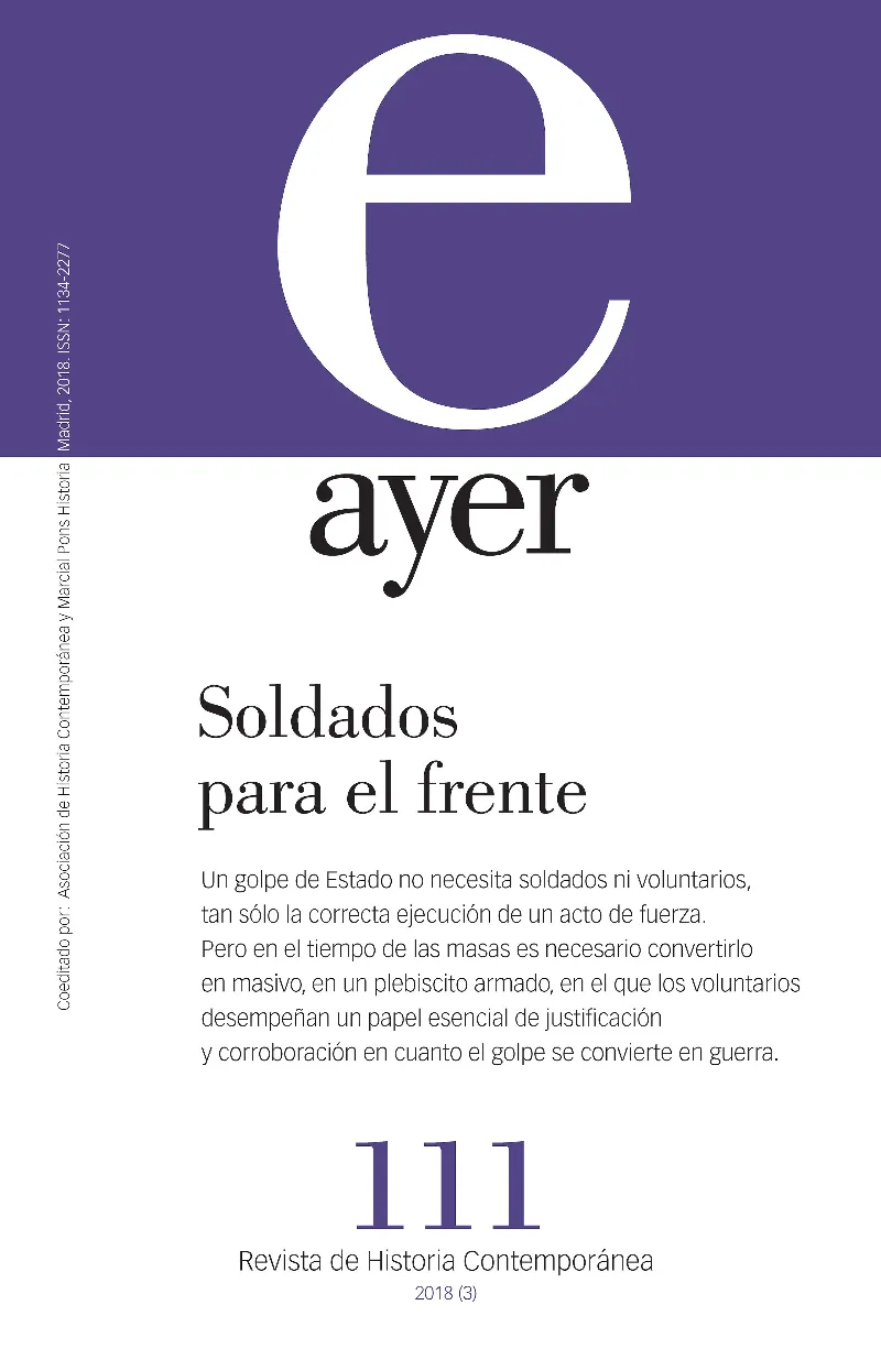 AYER 111 SOLDADOS PARA EL FRENTE