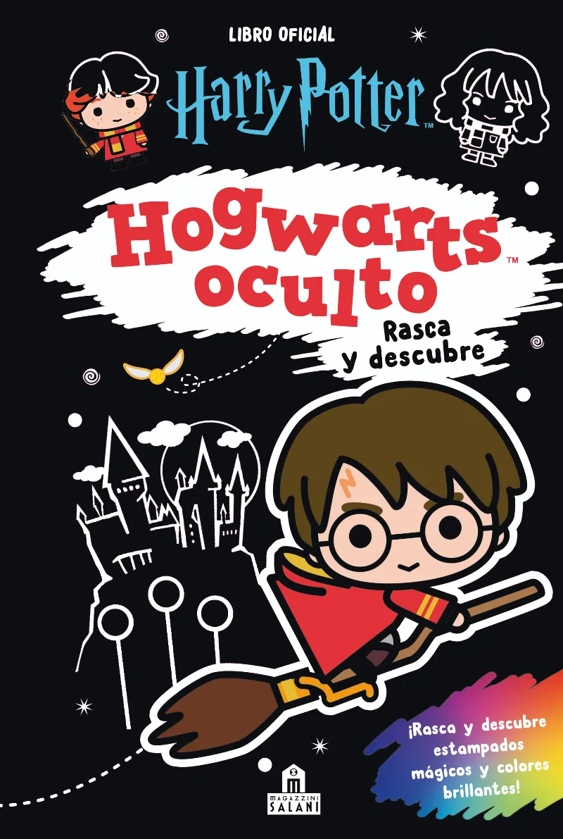 HARRY POTTER HOGWARTS OCULTO -RASCA Y DESCUBRE-