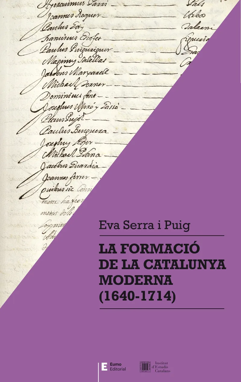 FORMACIO DE LA CATALUNYA MODERNA , LA 1640/ 1714
