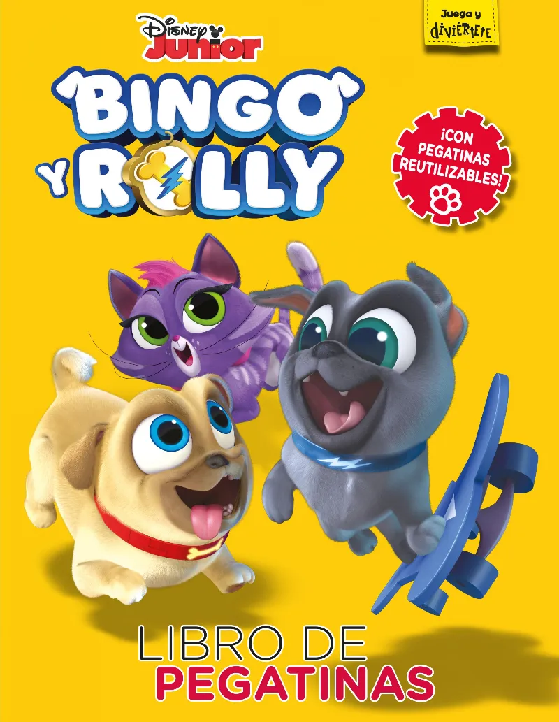 BINGO Y ROLLY -LIBRO DE PEGATINAS-