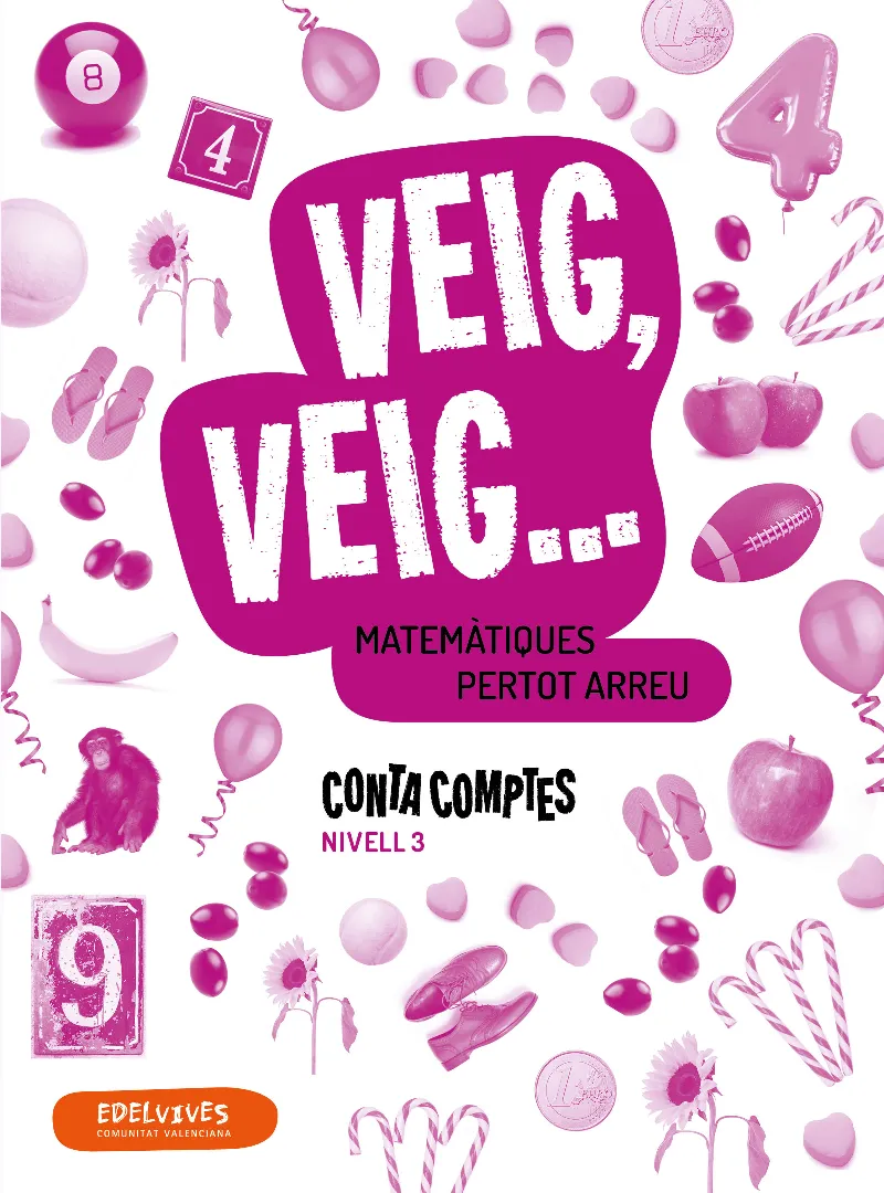 CONTA COMPTES MATEMÀTIQUES MANIPULATIVES, NIVELL 3 CV