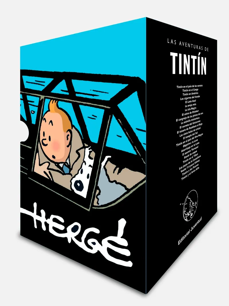 COFRE ANIVERSARIO LAS AVENTURAS DE TINTIN