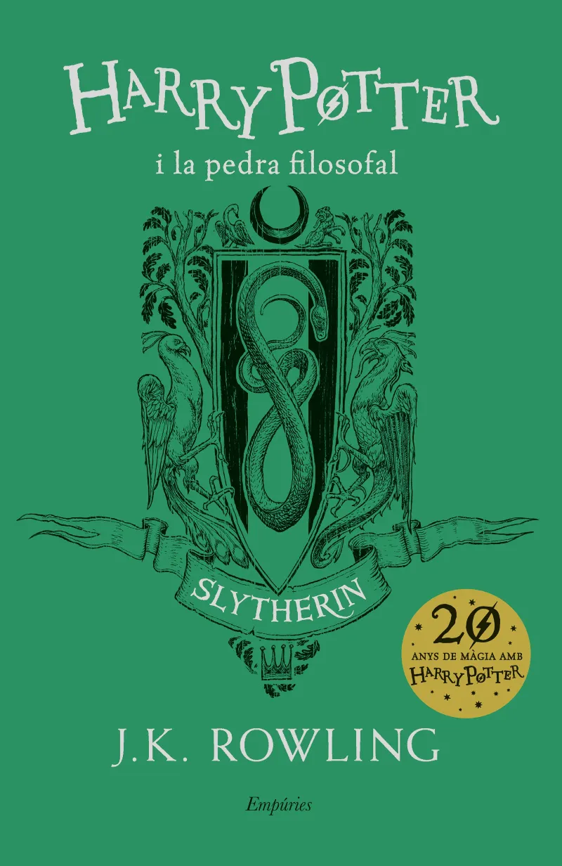 HARRY POTTER I LA PEDRA FILOSOFAL -SLYTHERIN - VERD