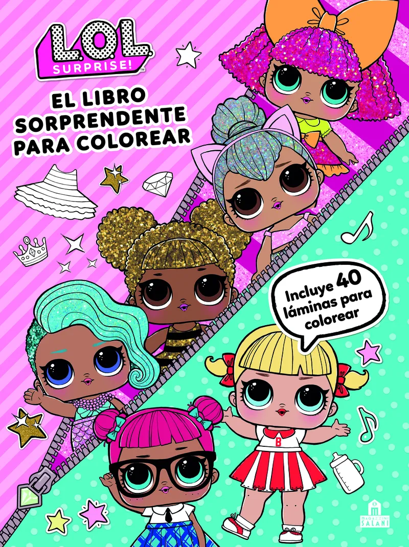 LOL SURPRISE EL LIBRO SORPRENDENTE PARA COLOREAR DESCATALOGAT!!!!!