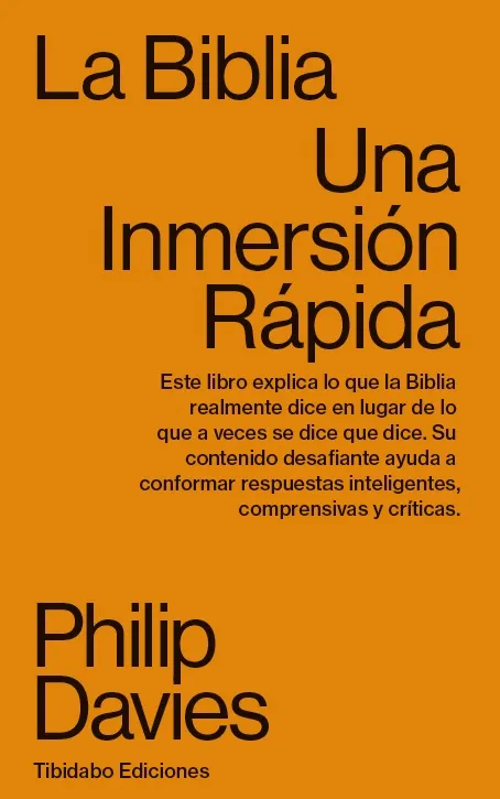 BIBLIA UNA INMERSION RAPIDA, LA