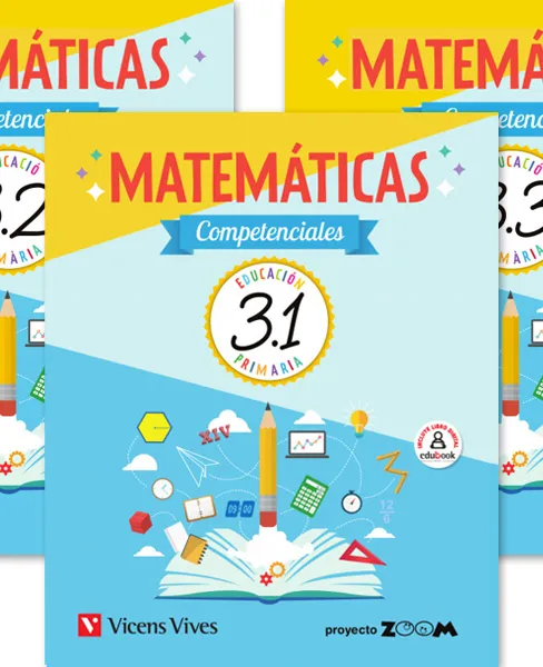 MATEMÁTICAS COMPETENCIALES 3. LIBRO 1, 2 Y 3 (P. ZOOM)
