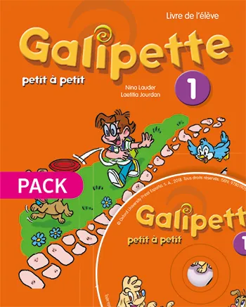 GALIPETTE PETIT 1º PRIMARIA PACK LIVRE DE L ÉLÈVE + CD