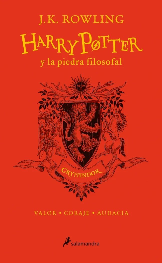 HARRY POTER Y LA PIEDRA FILOSOFAL -GRYFFINDOR- VERMELL